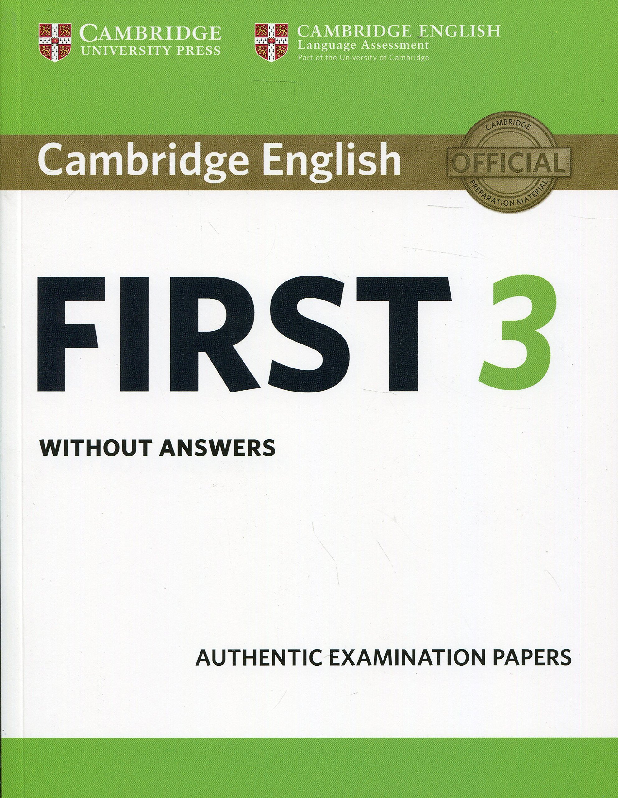 Cambridge English First 3 Student\'s Book without Answers |