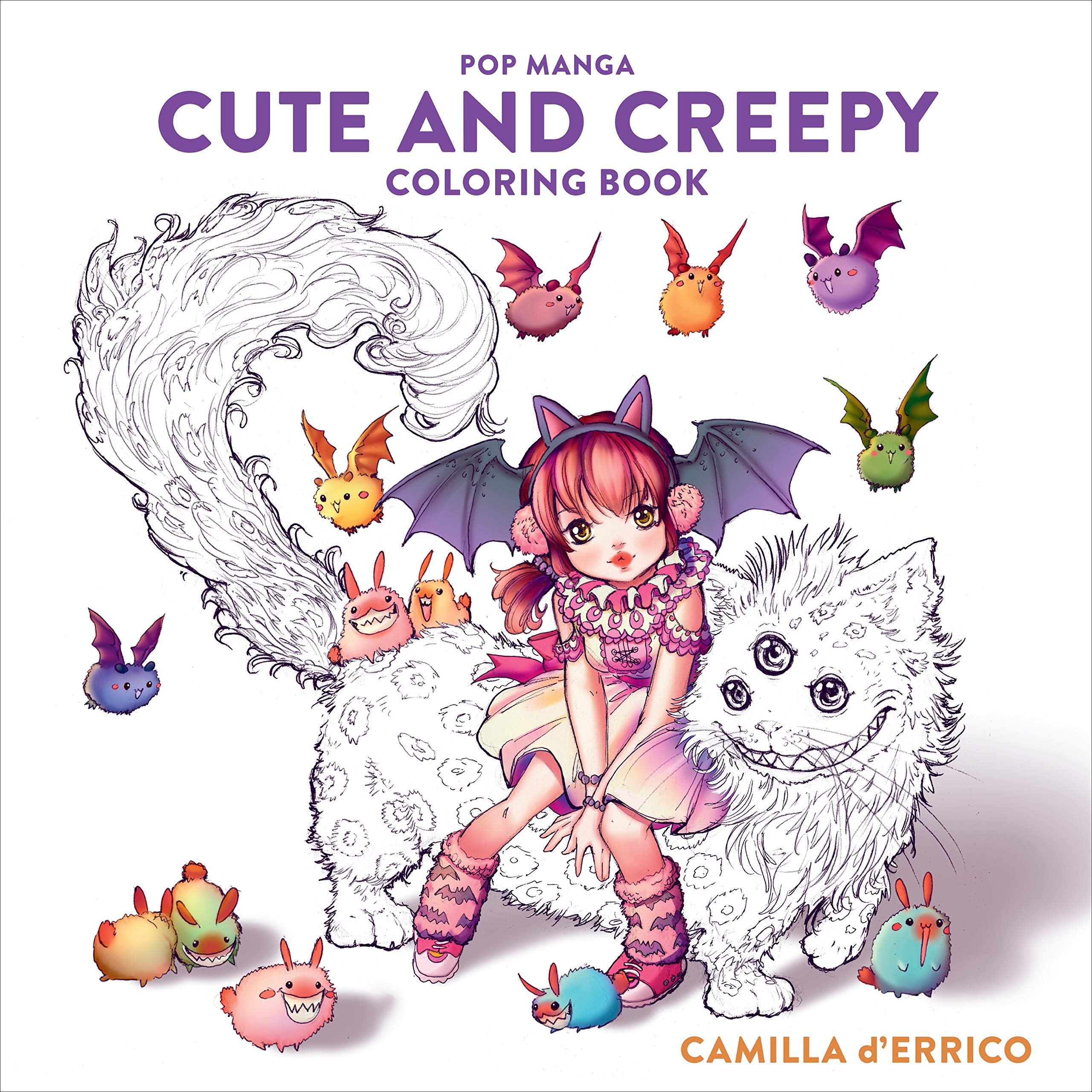 Pop Manga: Cute and Creepy Coloring Book | Camilla D\'Errico