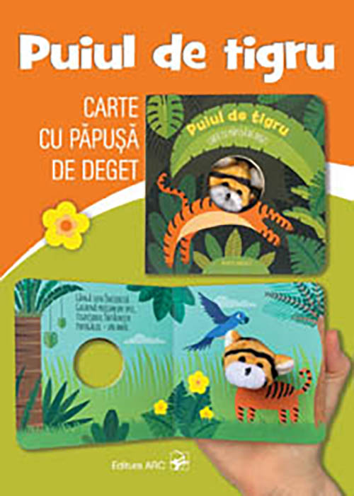 Carte cu papusa de deget – Puiul de tigru | Agnese Baruzzi ARC