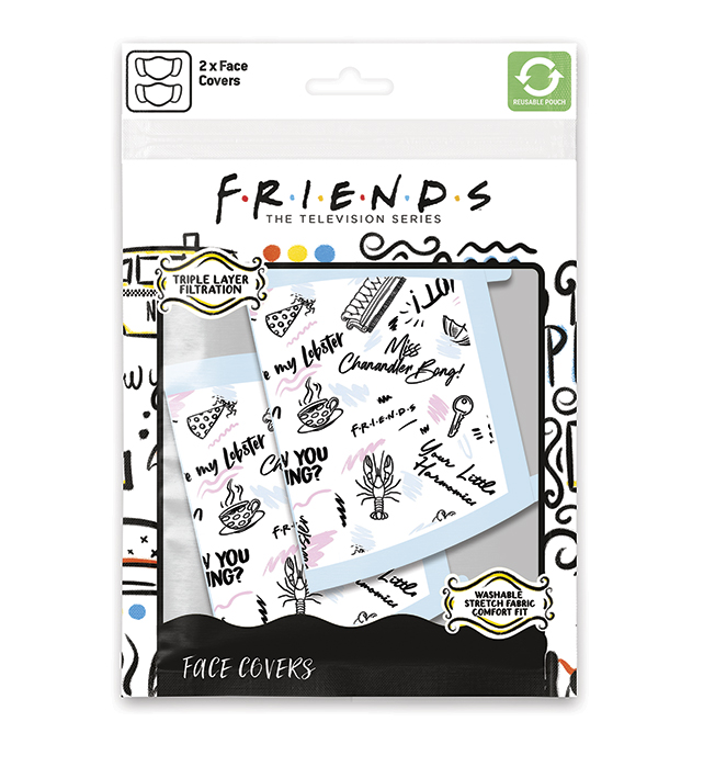 Set 2 Masti reutilizabile - Friends | Pyramid International