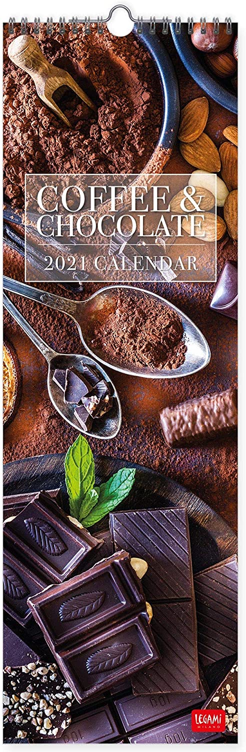 Calendar 2021 - Coffee and Chocolate, 16x49 cm | Legami