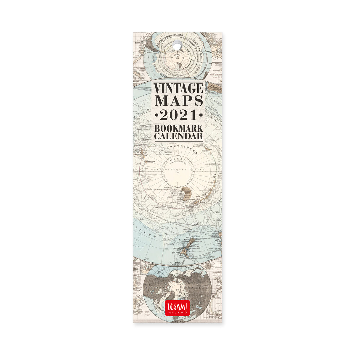 Calendar 2021 - Bookmark - Travel, 5.5x18 cm | Legami