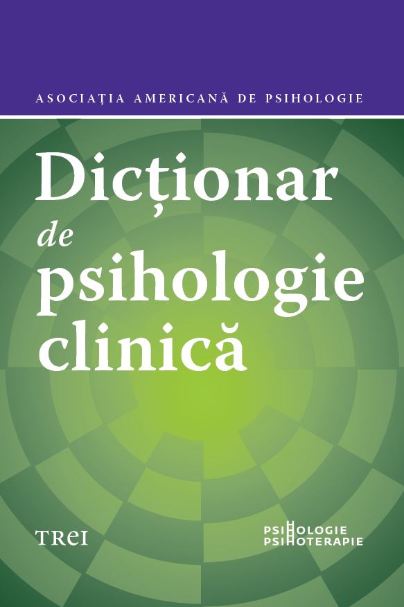 Dictionar de psihologie clinica | Asociatia Americana de Psihologie carturesti.ro