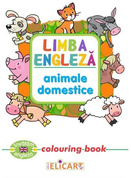 Limba engleza: Animale domestice (Colouring Book) | 