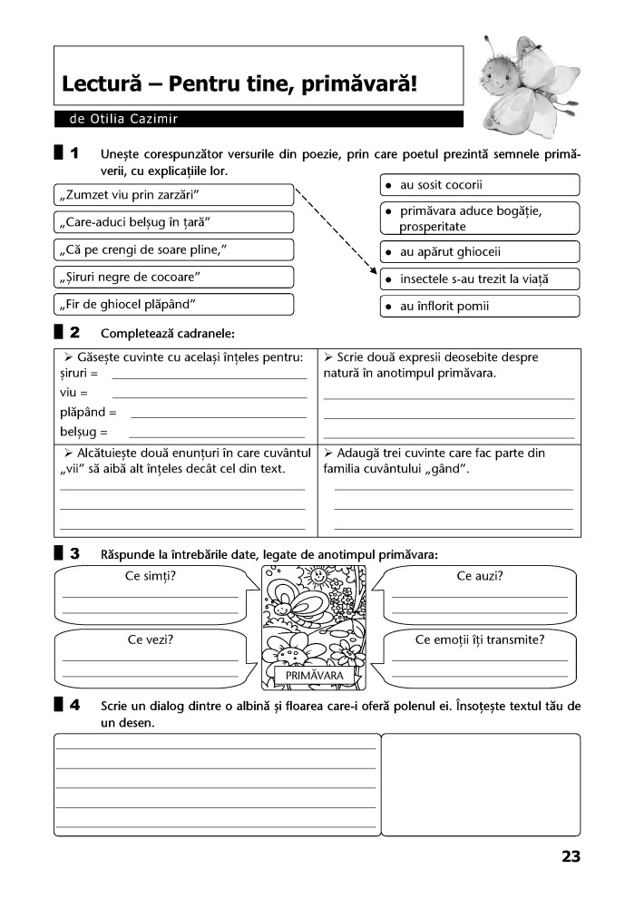 Calatorie prin lumea textelor literare, Semestrul II, A | Dana Oprea, Laura Raducanu, Nicoleta Popescu, Ana-Maria Paraschiv - 3 | YEO