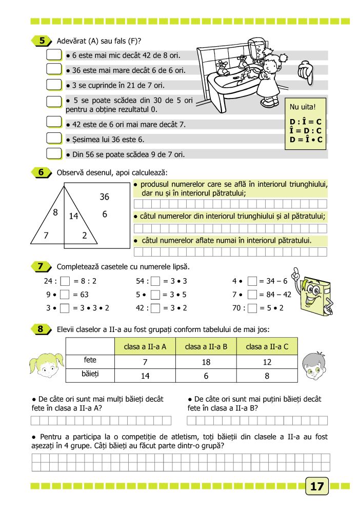 Matematica si explorarea mediului - caiet de lucru, clasa a II-a, partea 2 (E1) | Nicoleta Popescu - 1 | YEO