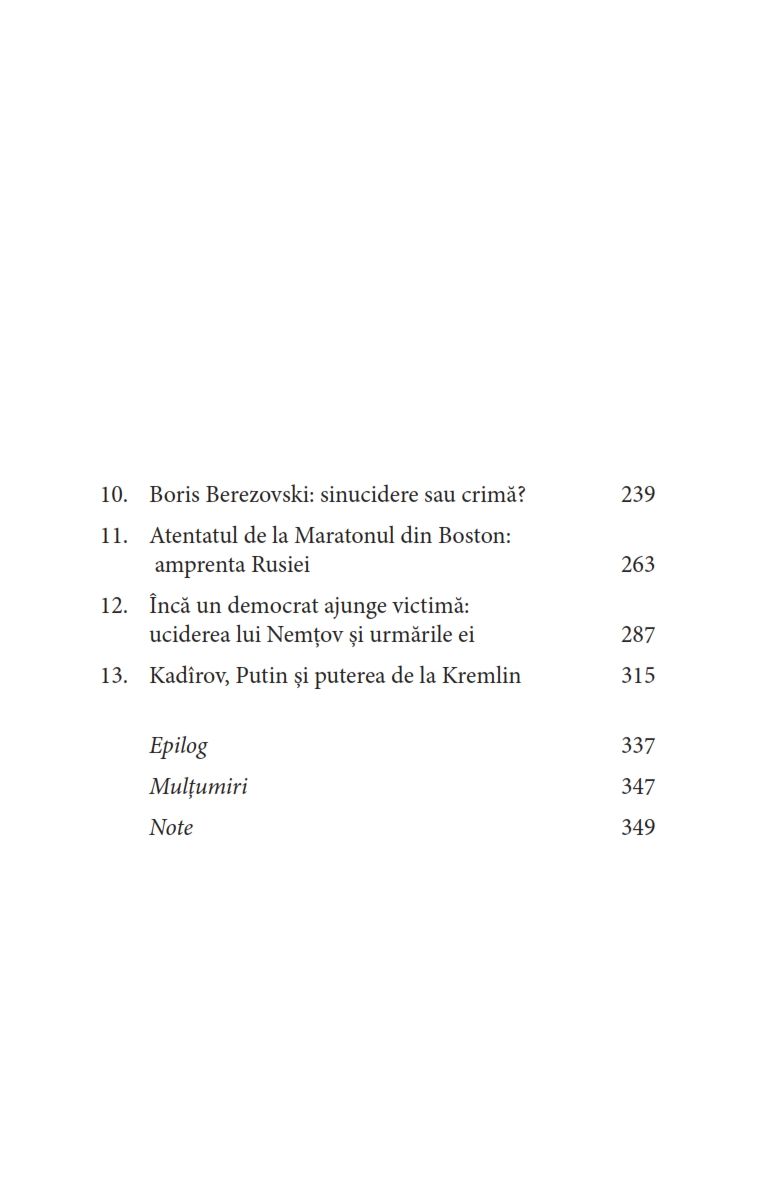 Ordine ucigase. Regimul Putin si crima politica | Amy Knight - 1 | YEO