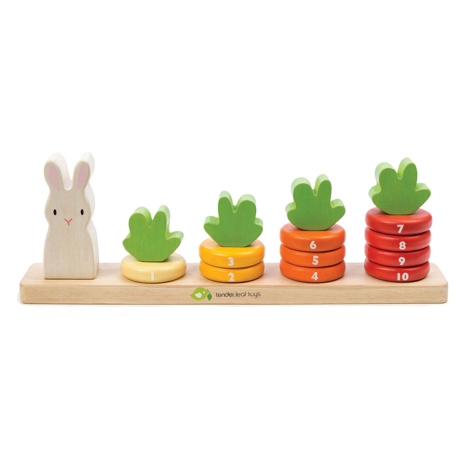 Jucarie din lemn - Counting Carrots | Tender Leaf Toys - 1 | YEO