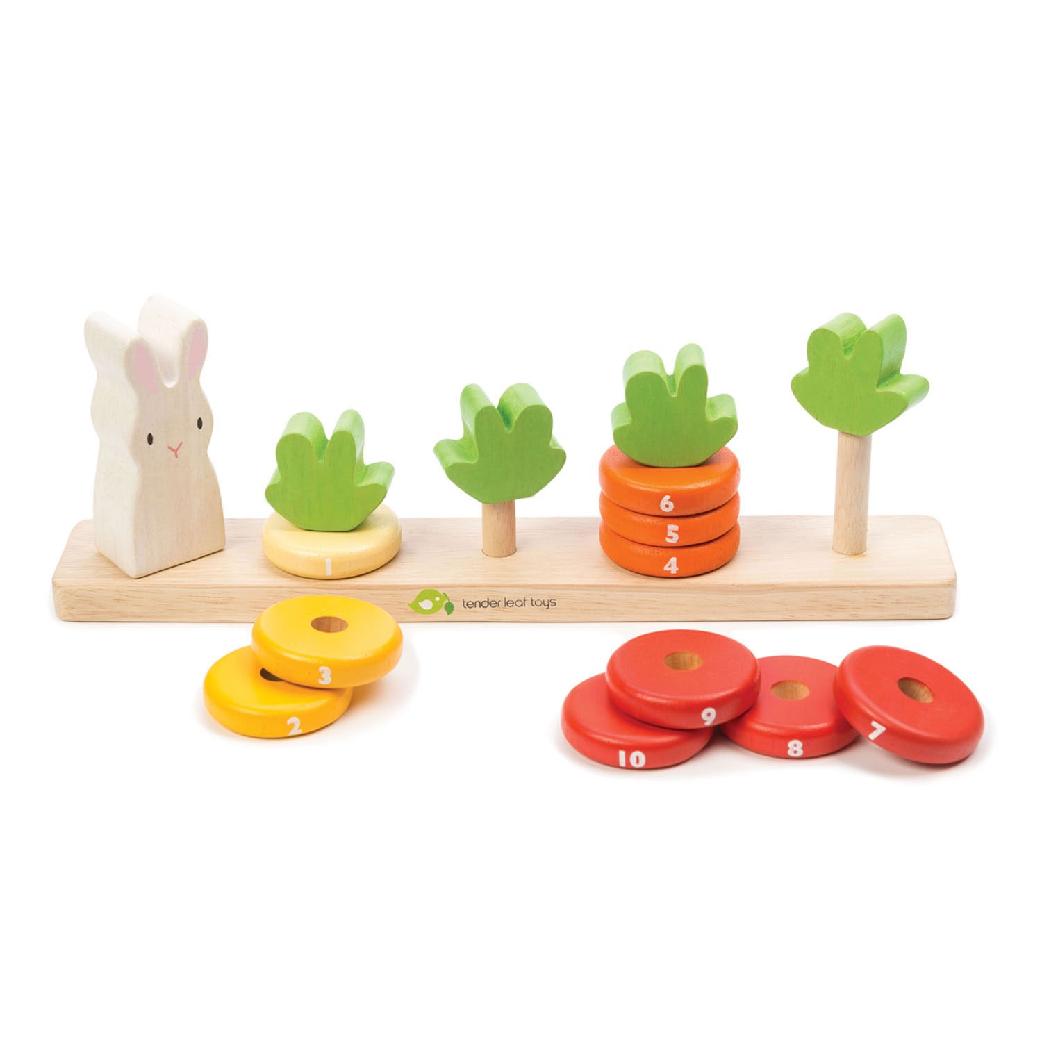 Jucarie din lemn - Counting Carrots | Tender Leaf Toys