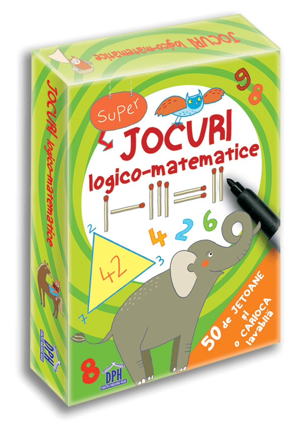 Jocuri logico-matematice - 50 de jetoane | Philip Kiefer