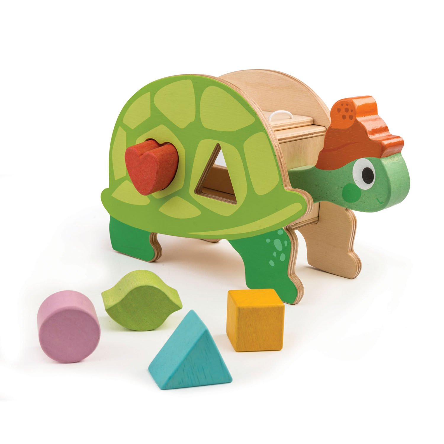 Jucarie din lemn - Tortoise Shape Sorter | Tender Leaf Toys - 1 | YEO