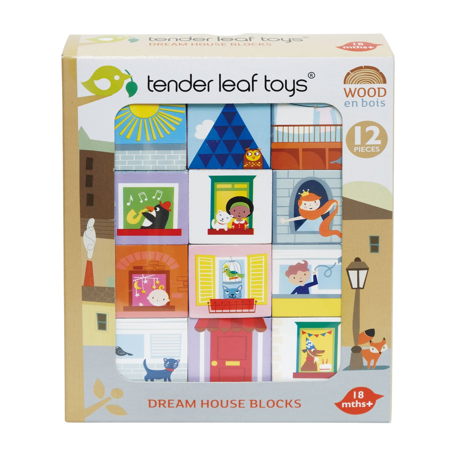 Cuburi din lemn - Dream House | Tender Leaf Toys - 1 | YEO