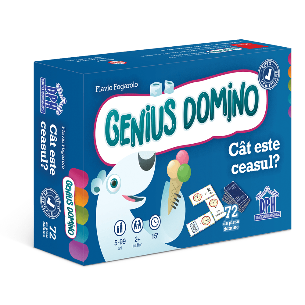 Genius domino: Cat este ceasul? | Flavio Fogarolo carturesti.ro poza bestsellers.ro