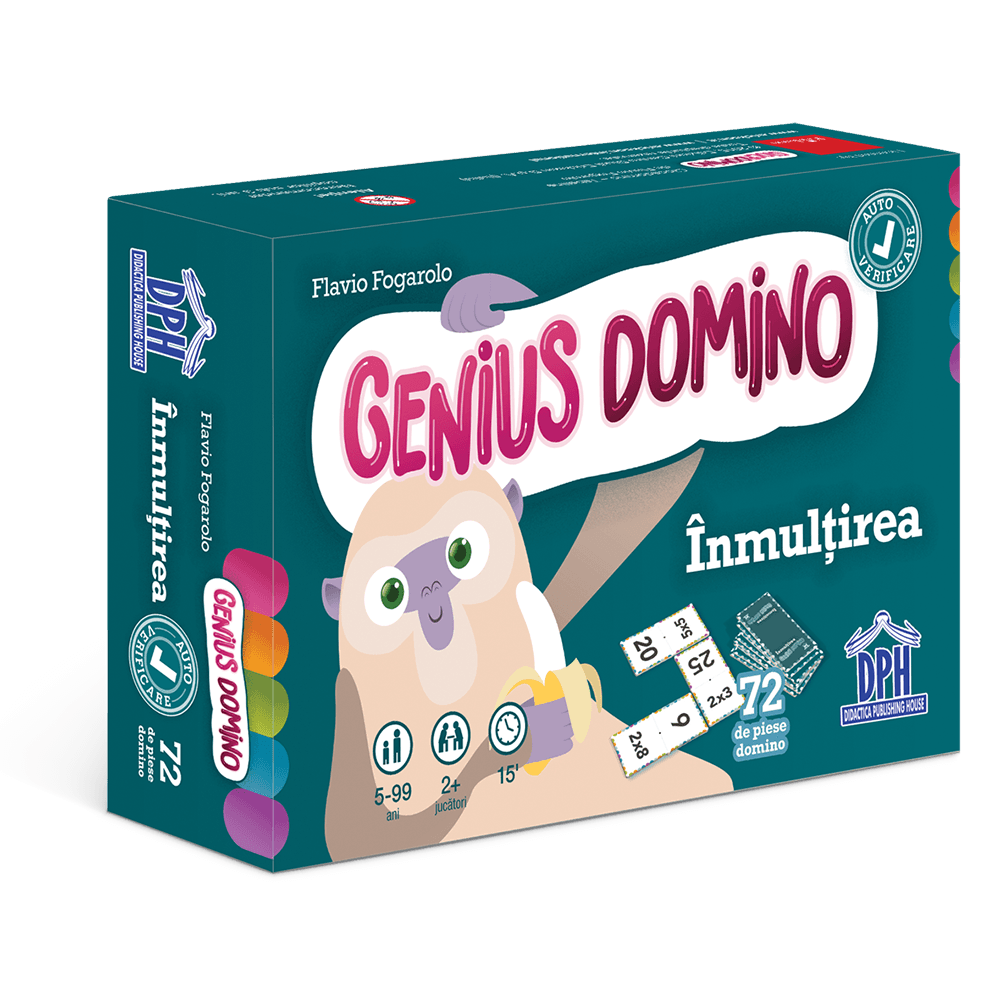 Genius Domino – Inmultirea | Didactica Publishing House carturesti 2022