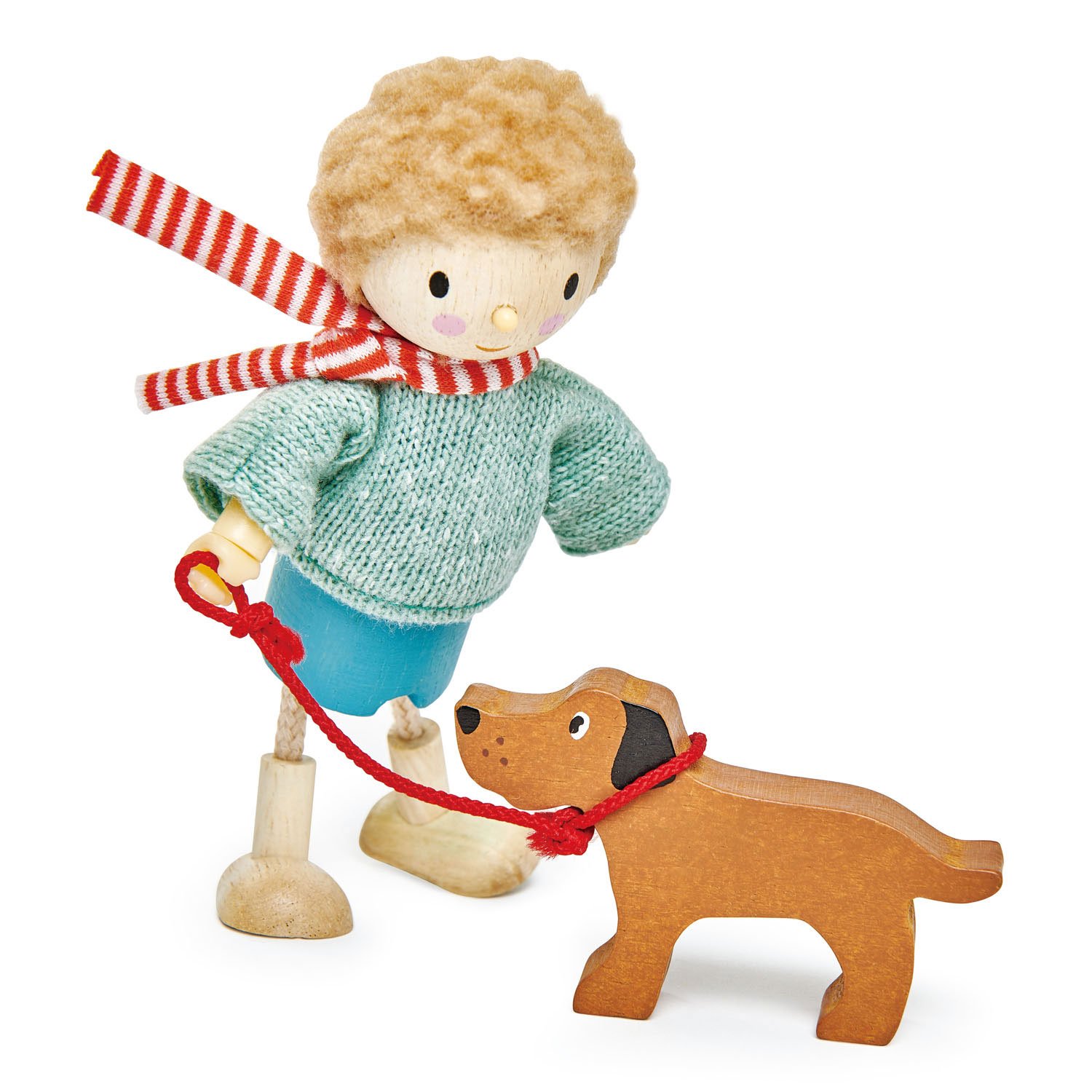 Figurine din lemn - Mr. Goodwood and his Dog | Tender Leaf Toys - 1 | YEO