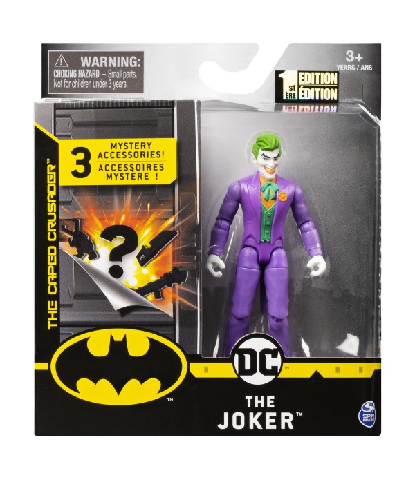 Figurina - DC - The Joker - The Caped Crusader | Spin Master image9
