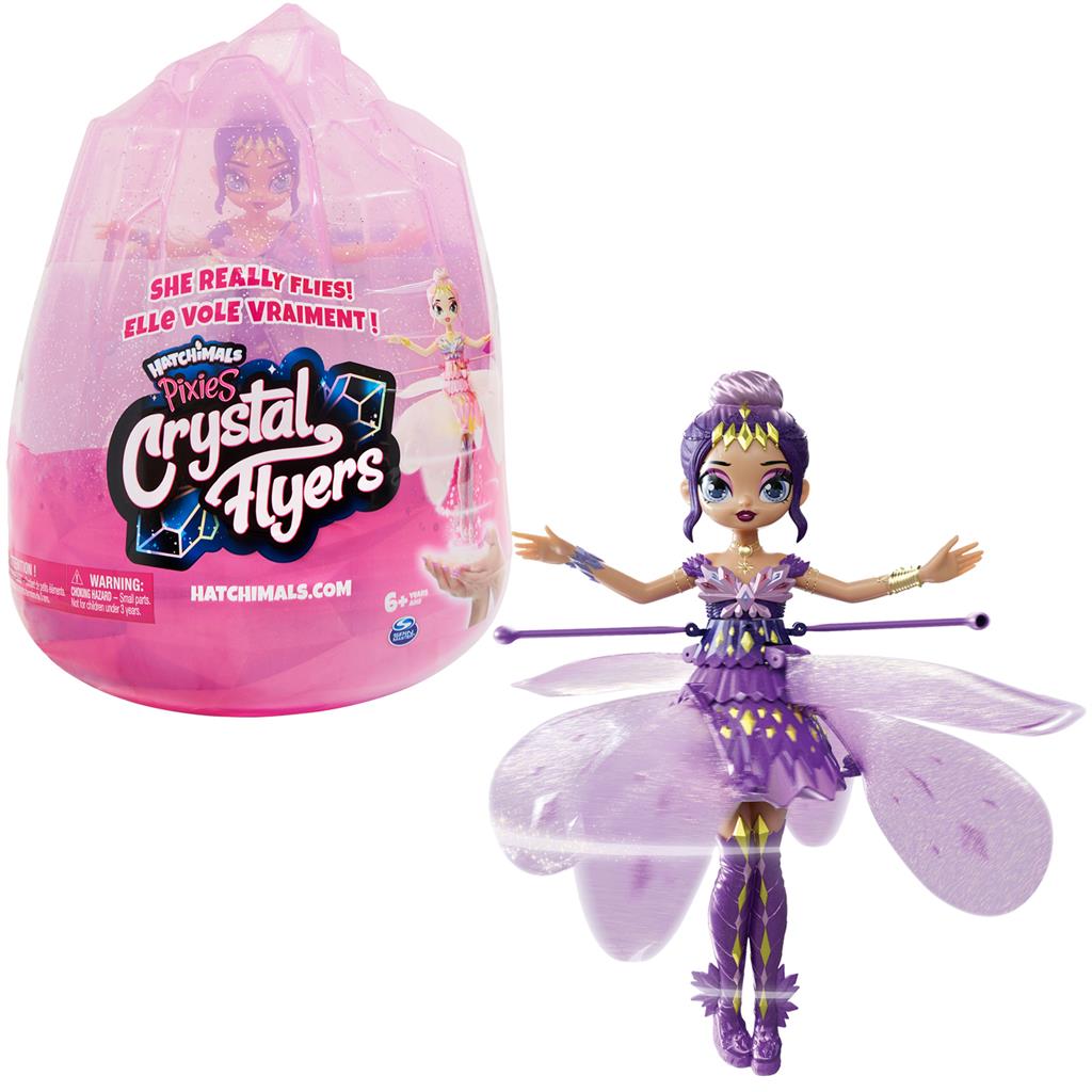 Figurina - Hatchimals Pixies Crystal Flyers - Lila | Spin Master