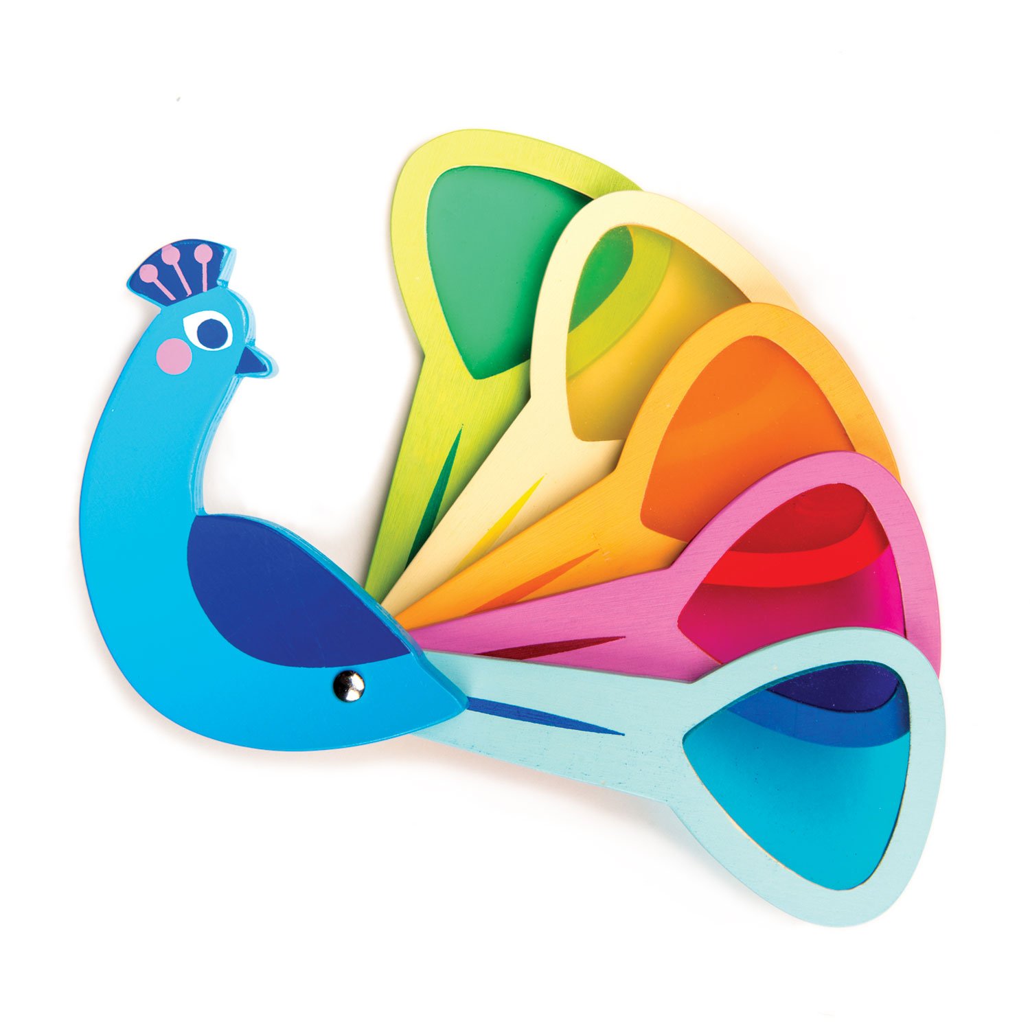  Jucarie din lemn - Peacock Colors | Tender Leaf Toys 