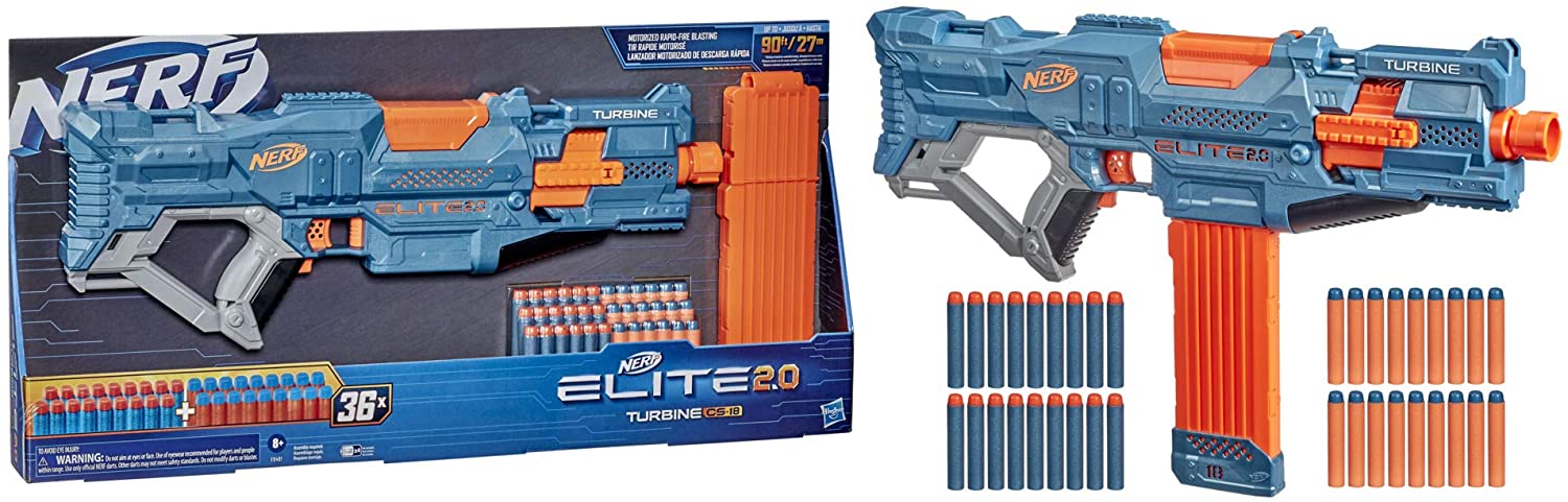 Blaster Nerf - Elite 2.0 Turbine CS-18 | Hasbro