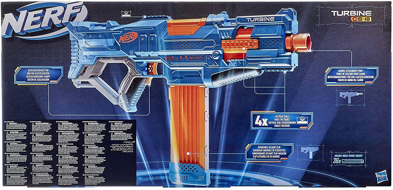 Blaster Nerf - Elite 2.0 Turbine CS-18 | Hasbro - 2 | YEO