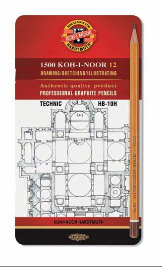 Creion Tehnic Koh-I-Noor (set 12) | Koh-I-Noor