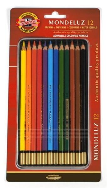 Set 12 creioane colorate - Aquarell Mondeluz | Koh-I-Noor