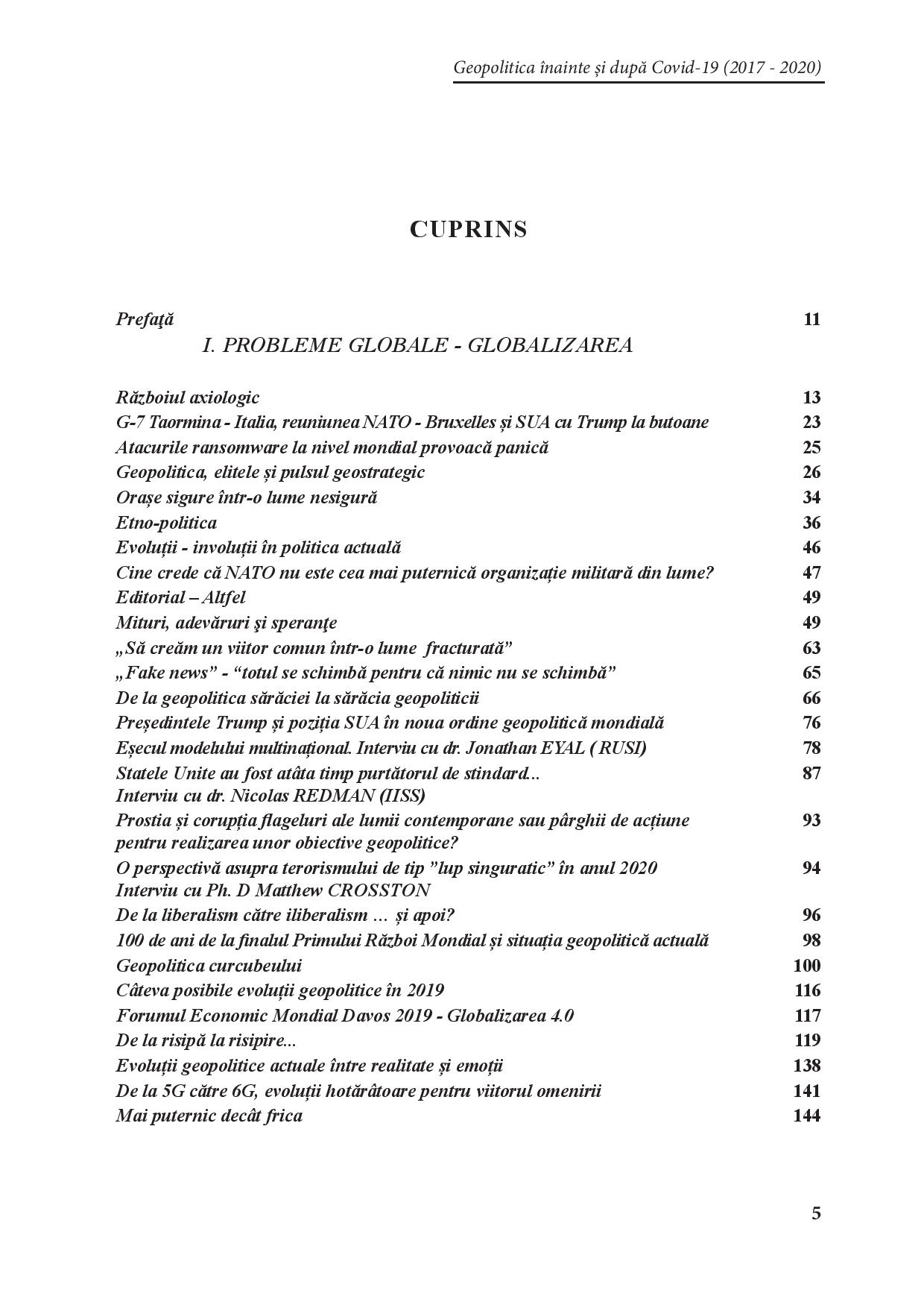 Geopolitica inainte si dupa Covid-19, 2017-2020 | Corneliu Pivariu, Felix Stroe, Dorian Vladeanu - 1 | YEO