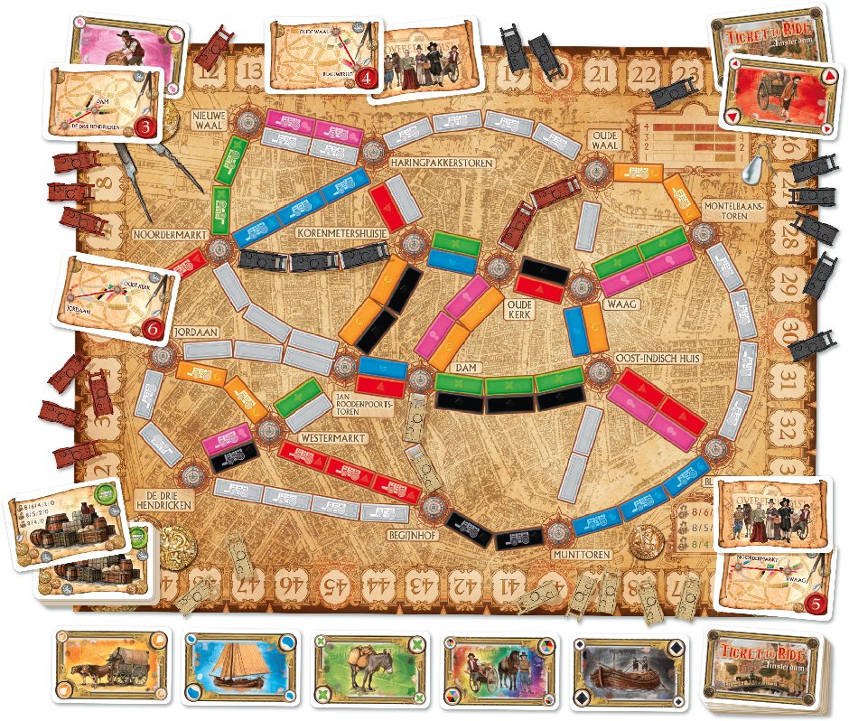 Joc - Ticket to Ride - Amsterdam | Days of Wonder - 1