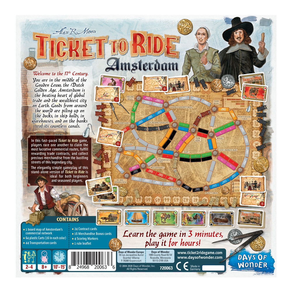 Joc - Ticket to Ride - Amsterdam | Days of Wonder - 2