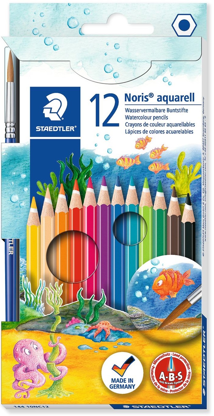 Set 12 creioane colorate Aquarell | Staedtler - 5 | YEO