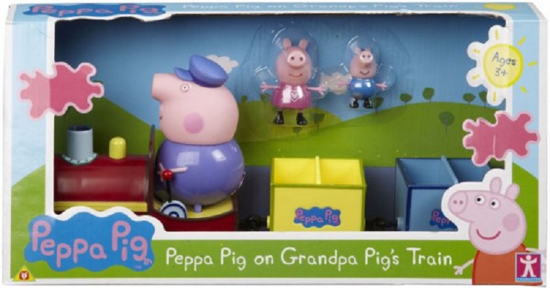 Set figurine Peppa Pig - Trenuletul lui Grandpa Pig | TM Toys