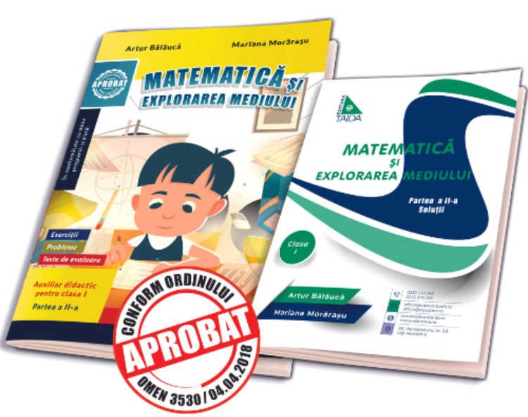 Matematica si explorarea mediului + brosura solutii, indicatii si raspunsuri | Artur Balauca, Mariana Morarasu