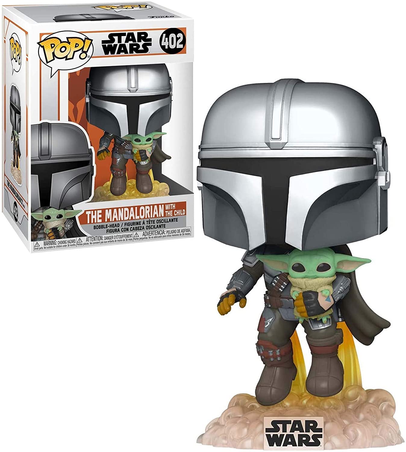 Figurina - Star Wars - The Mandalorian - The Child - Flying | Funko