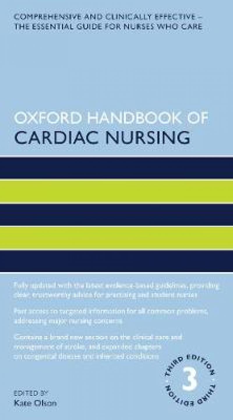 Vezi detalii pentru Oxford Handbook of Cardiac Nursing | Kate Olson
