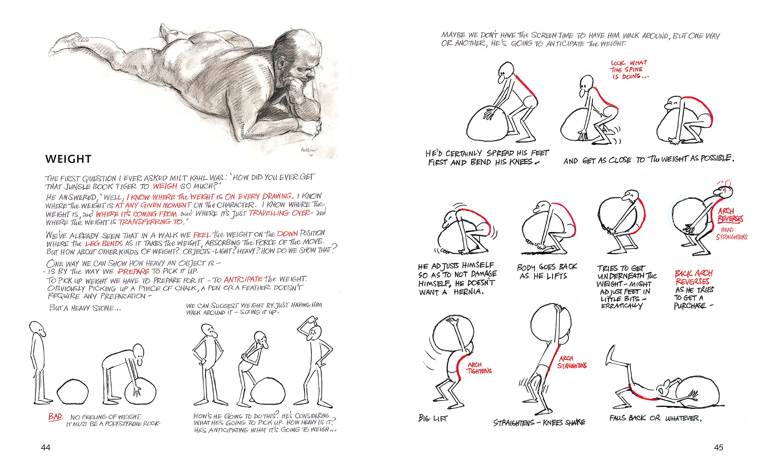 The Animator\'s Survival Kit: Flexibility and Weight | Richard E. Williams - 2 | YEO