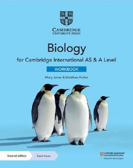 Cambridge International AS & A Level Biology Workbook with Digital Access (2 Years) | Mary Jones, Matthew Parkin