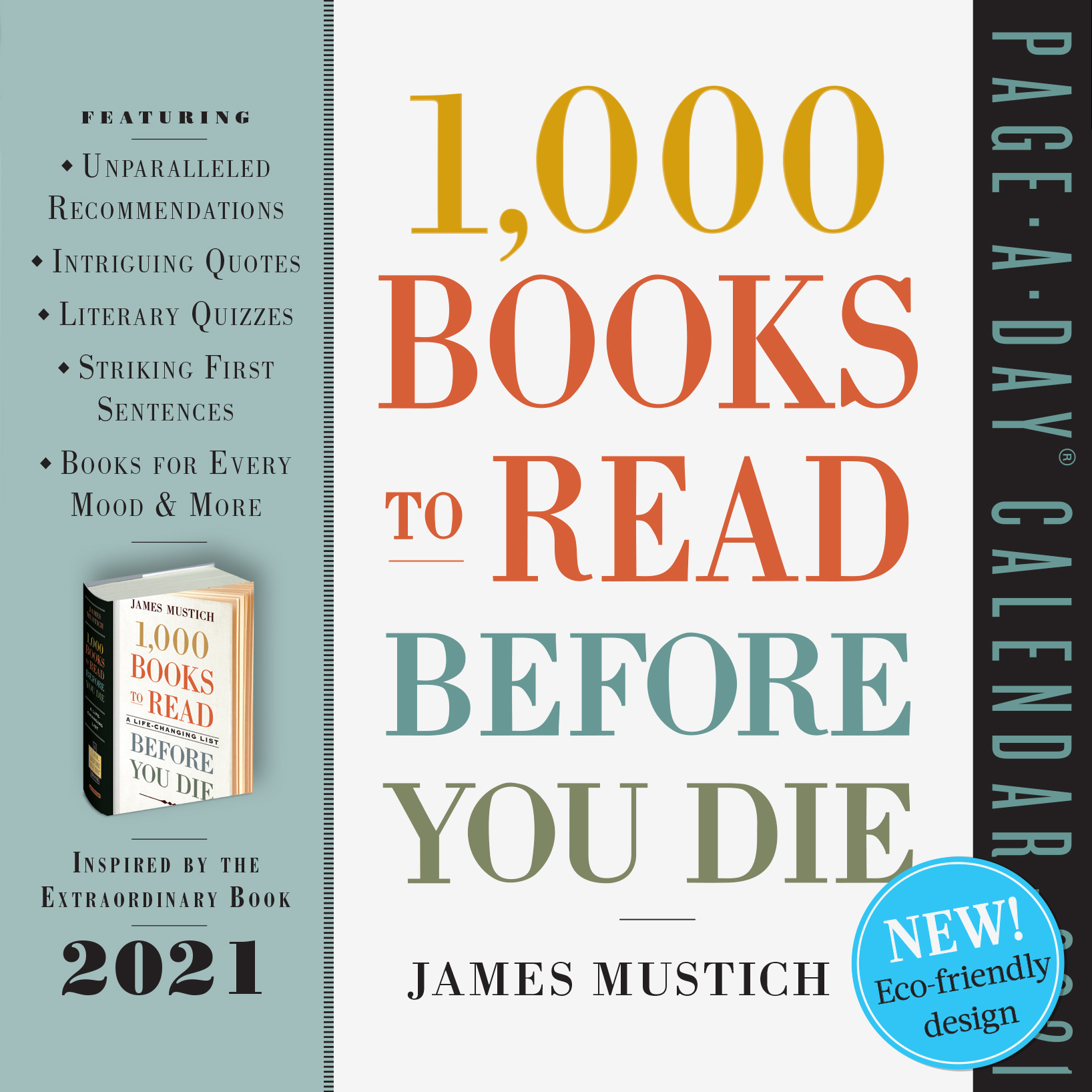 Calendar 2021 - 1000 Books to Read Before You Die Page-A-Day | Workman Publishing
