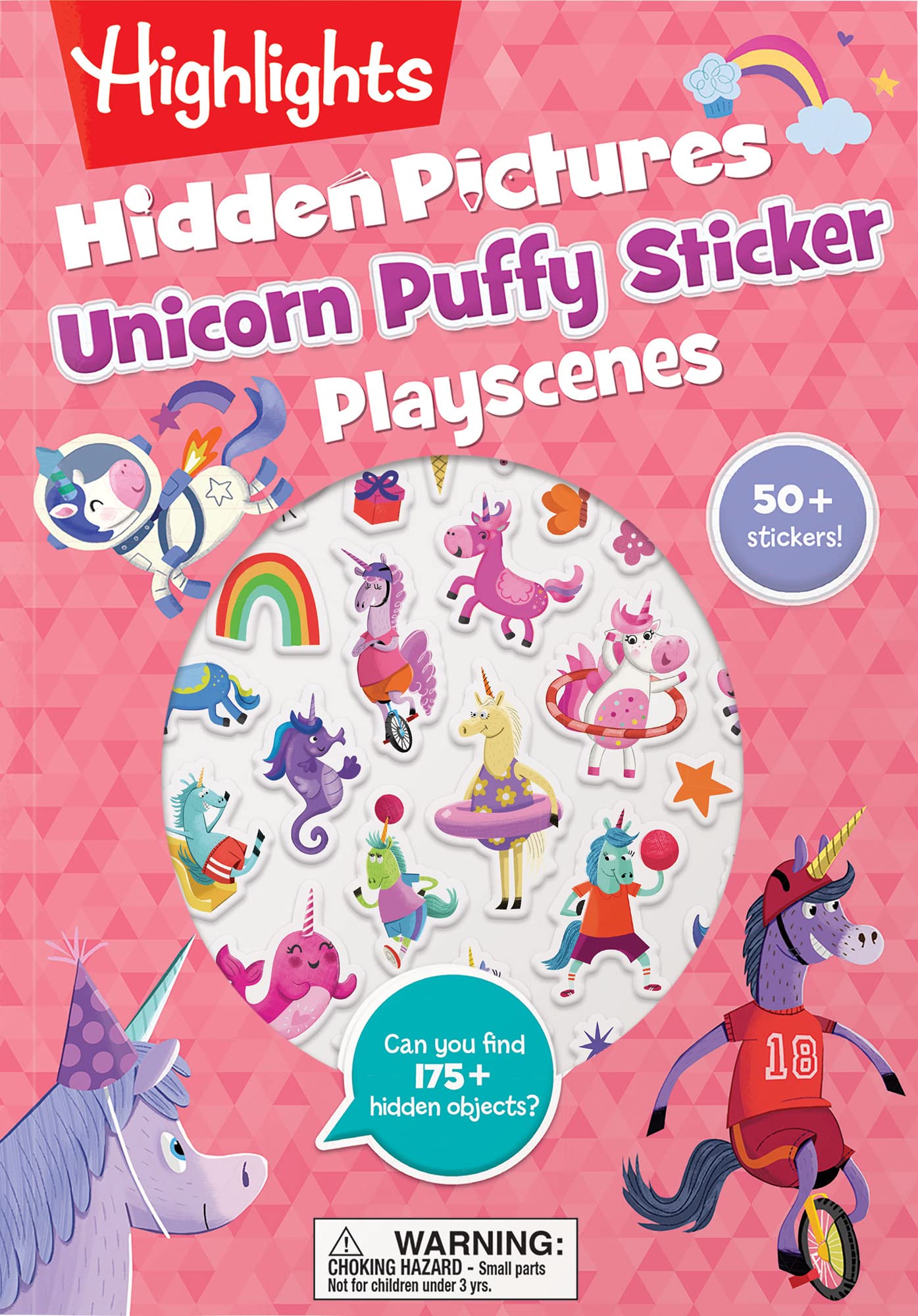 Unicorn Puffy Sticker Playscenes | HIGHLIGHTS