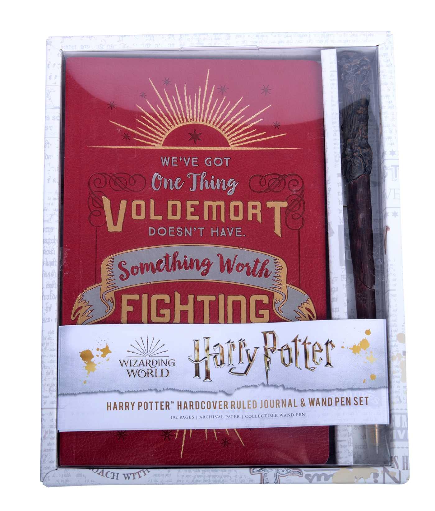 Set Carnet si Pix - Harry Potter: Harry Potter Hardcover Ruled Journal and Wand Pen Set | Insight Editions - 2 | YEO