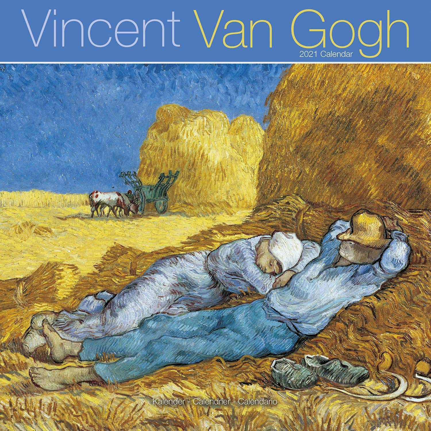 Calendar 2021 - Vincent Van Gogh - Square | Avonside Publishing Ltd