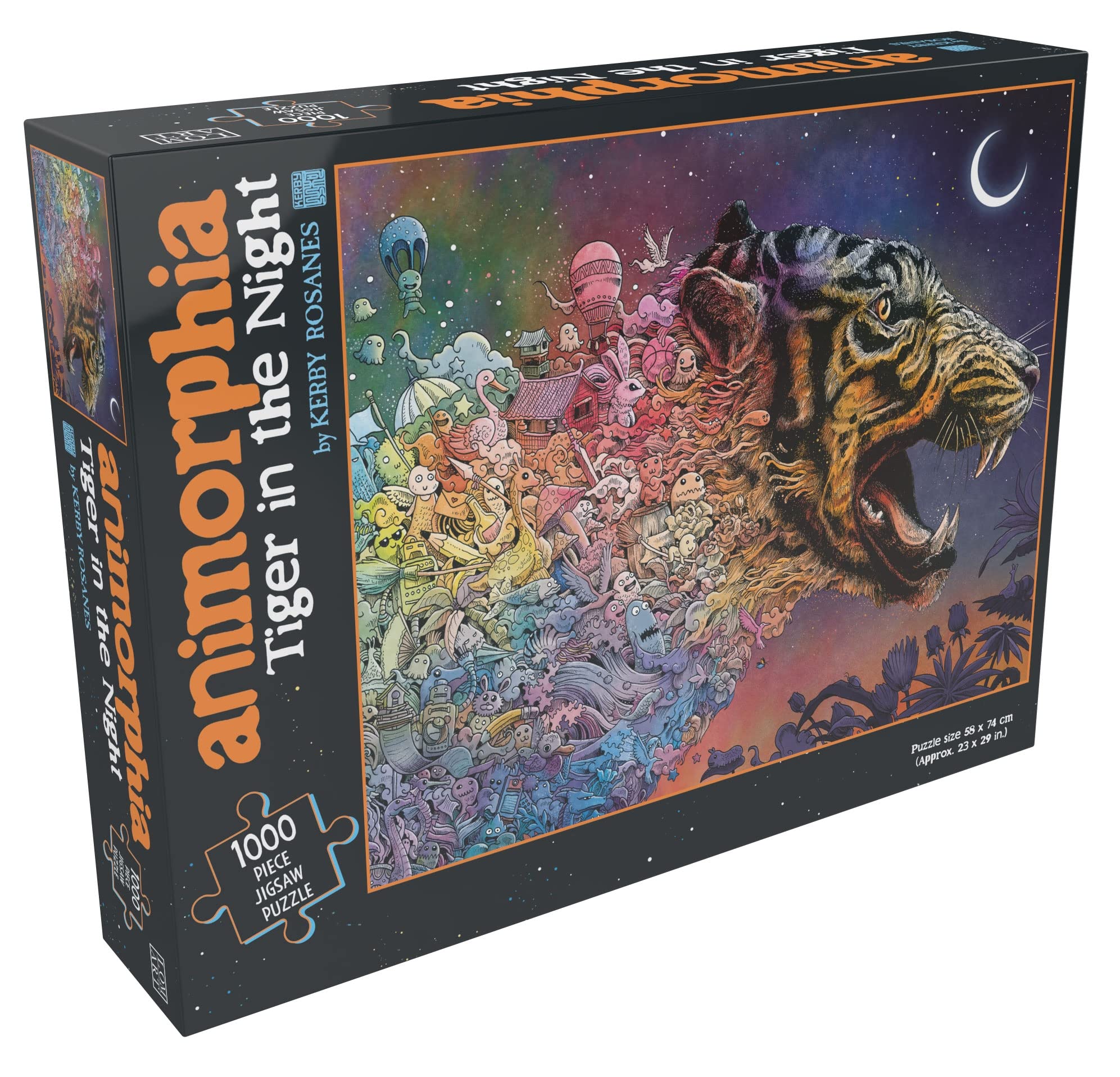 Puzzle - Animorphia - Tiger in the Night | Plume