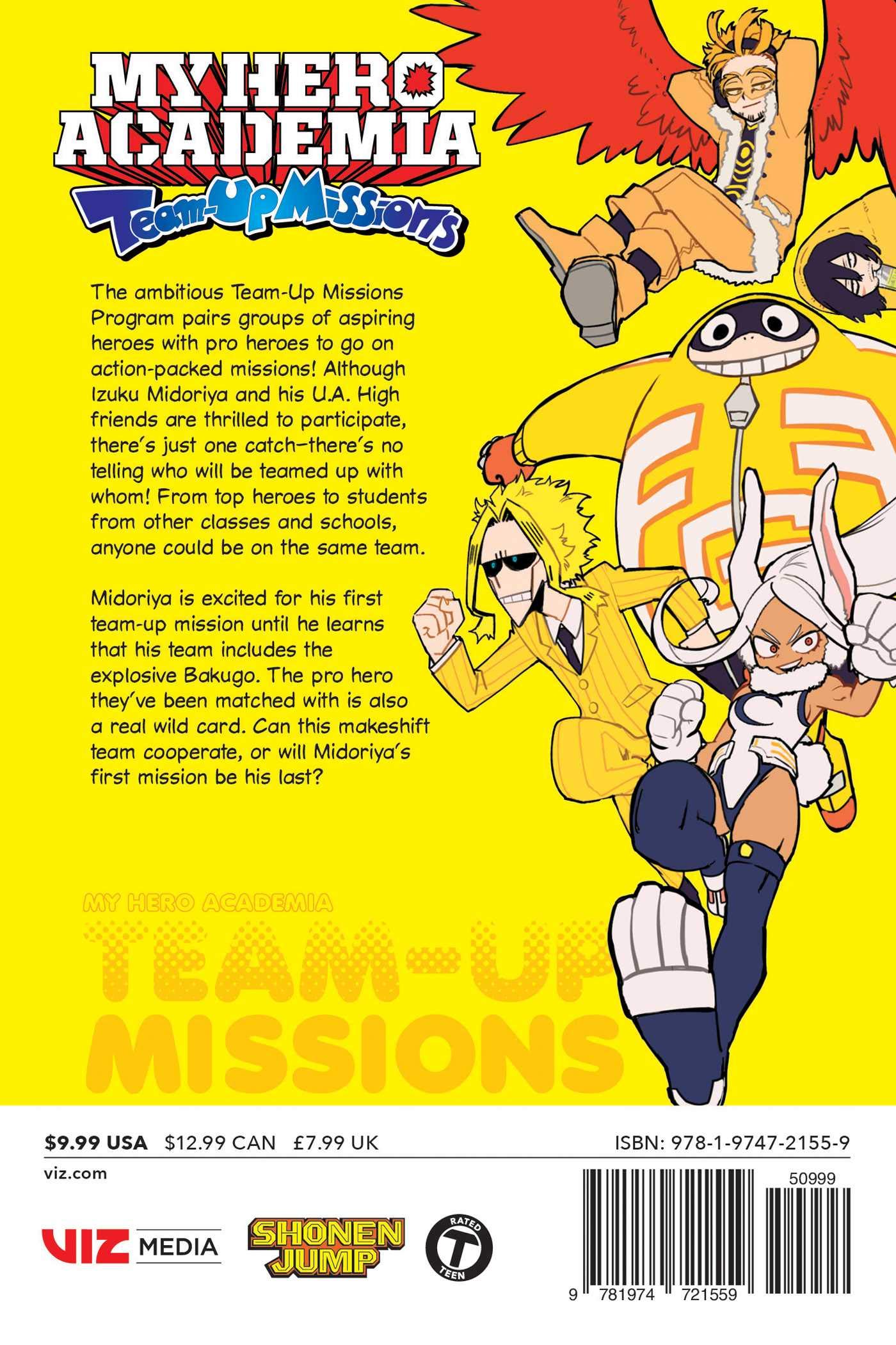 My Hero Academia: Team-Up Missions - Volume 1 | Yoco Akiyama, Kohei Horikoshi