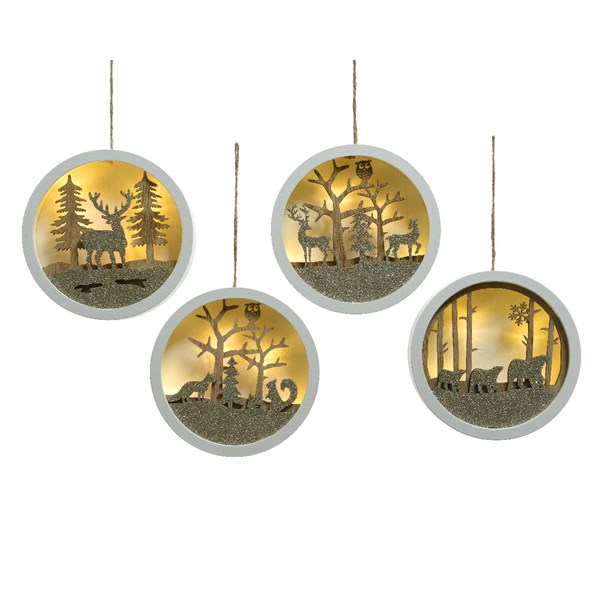 Decoratiune - LED Round Scene - Warm White - mai multe modele | Kaemingk