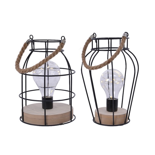 Decoratiune - LED Filament Lantern - Warm White | Kaemingk