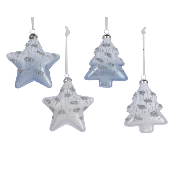 Decoratiune - Stars and Trees with Hanger - mai multe modele | Kaemingk