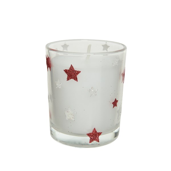 Lumanare - Wax in Glass with Stars | Kaemingk