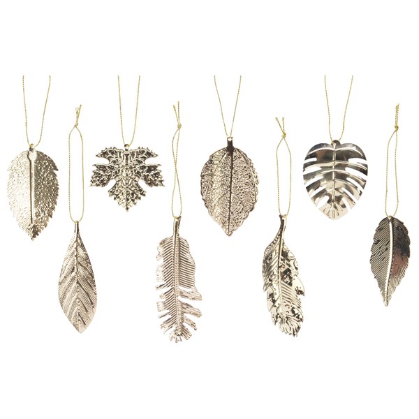 Decoratiune - Iron Leaf with Hanger - mai multe modele | Kaemingk