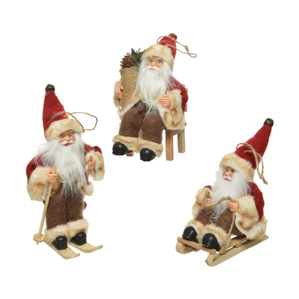  Figurina decorativa - Santa Red - mai multe modele | Kaemingk 