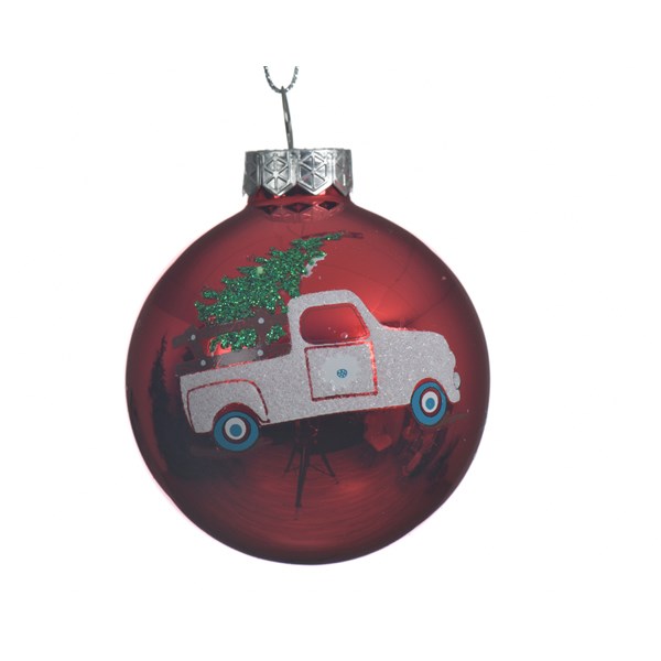 Glob - Car with Christmas Tree - mai multe culori | Kaemingk - 2 | YEO