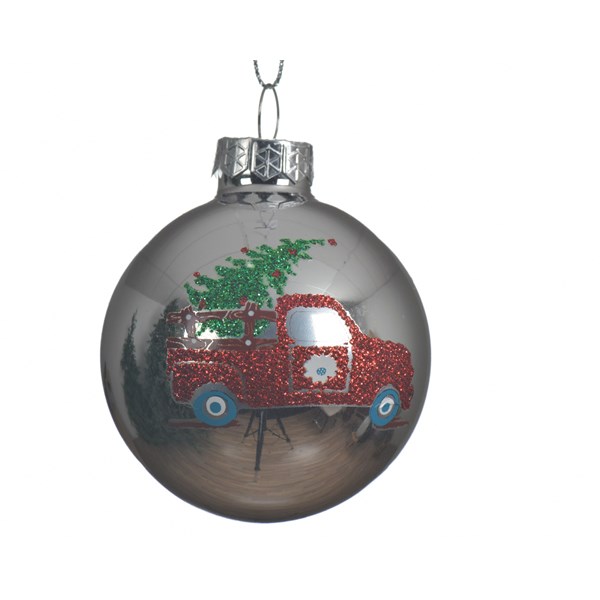 Glob - Car with Christmas Tree - mai multe culori | Kaemingk - 3 | YEO